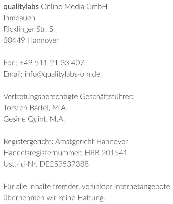 Impressum